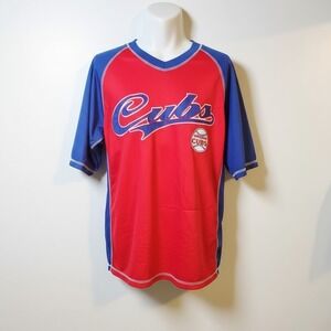 True Fan MLB Chicago Cubs Baseball Jersey Short Sleeve Casual Athletic Size M